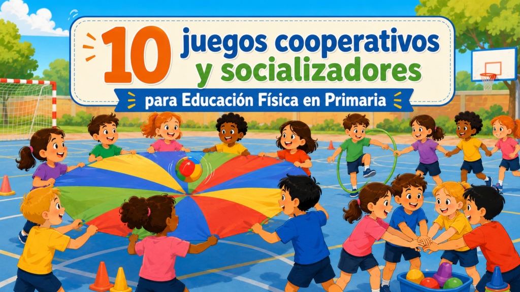 10 juegos cooperativos y socializadores para educación física primaria