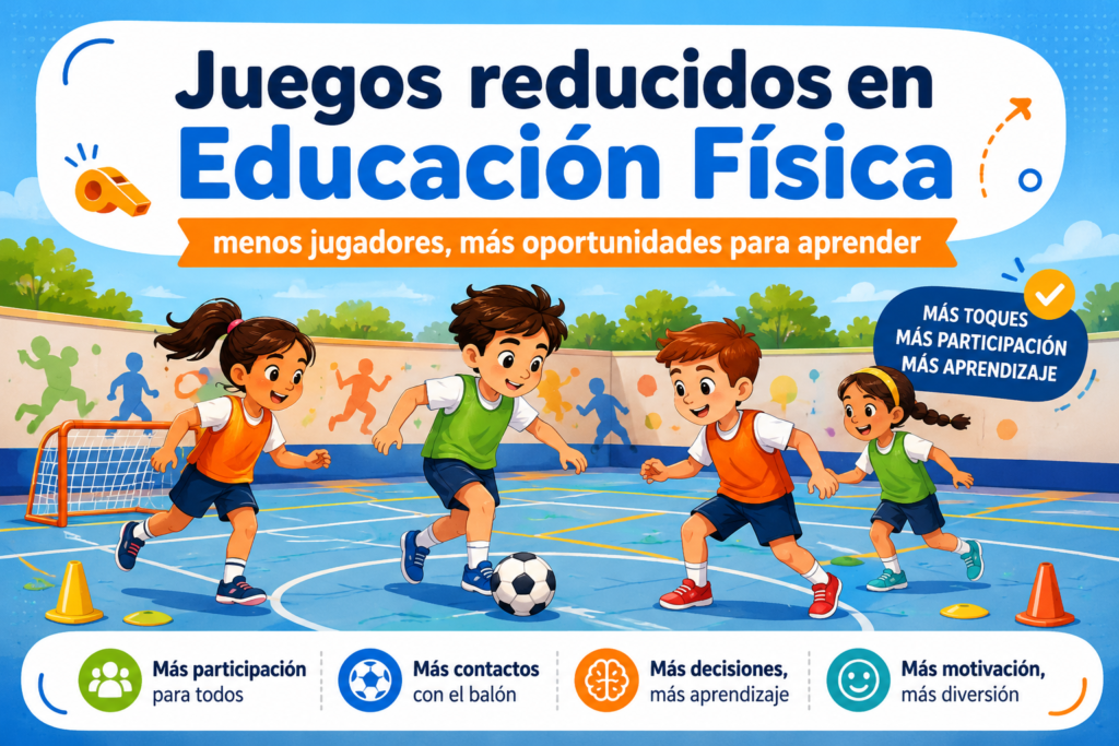 juegos reducidos en educación física