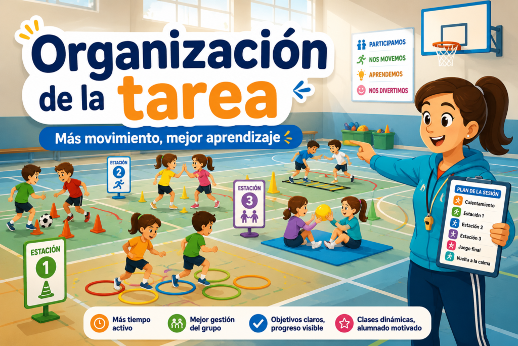 Organización de la tarea en educación física